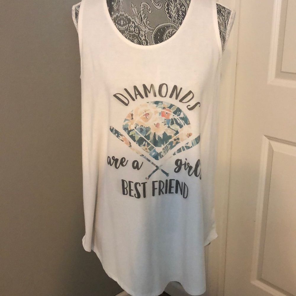 Baseball graphic tank